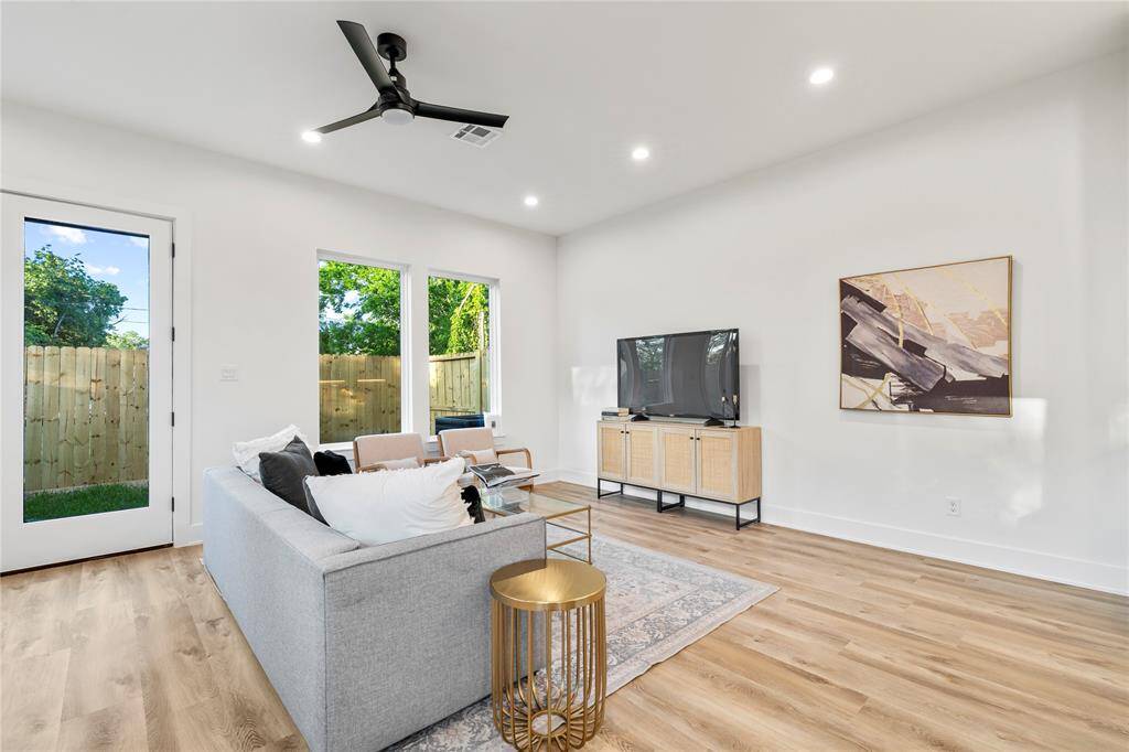 Ample space allows for comfortable seating arrangements, making this the perfect spot for relaxation and social gatherings.