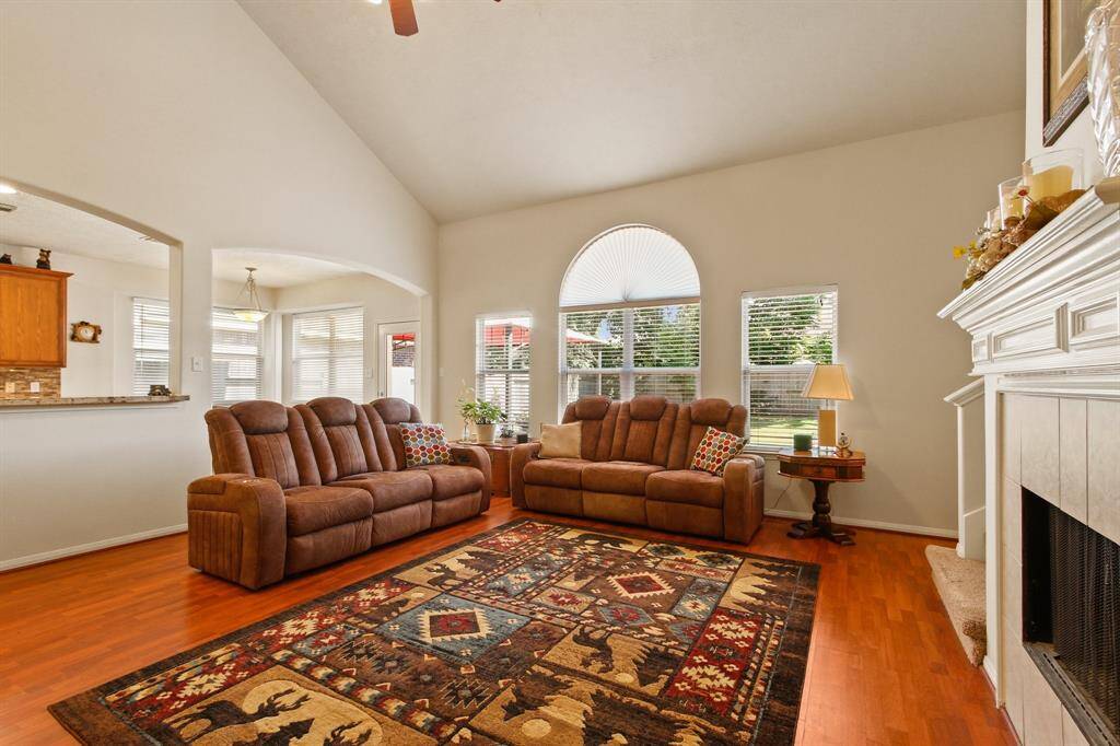 Abundant natural light creates a bright and cheerful atmosphere.