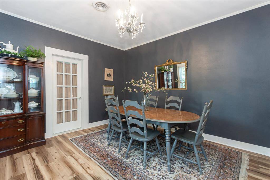 Formal Dining space with room for hutch/china cabinet