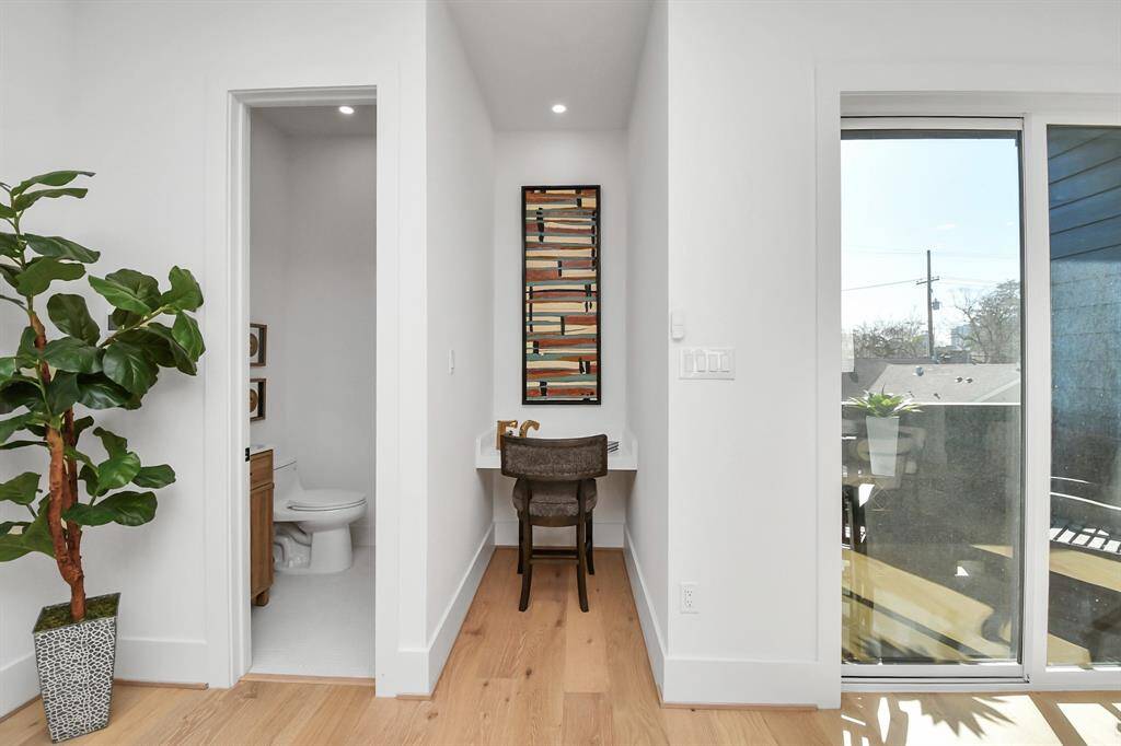 This thoughtfully designed desk nook is perfect for working from home, studying, or organizing daily tasks.