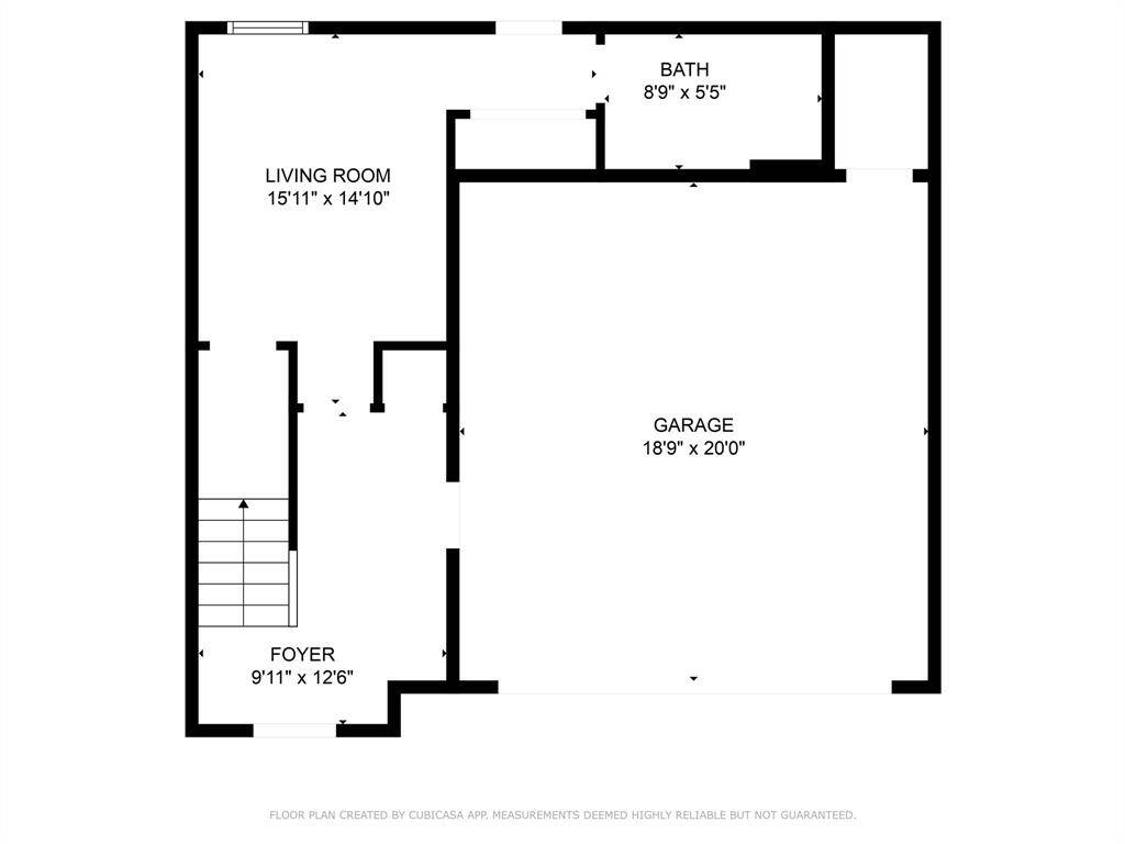 First floor digital floor plan