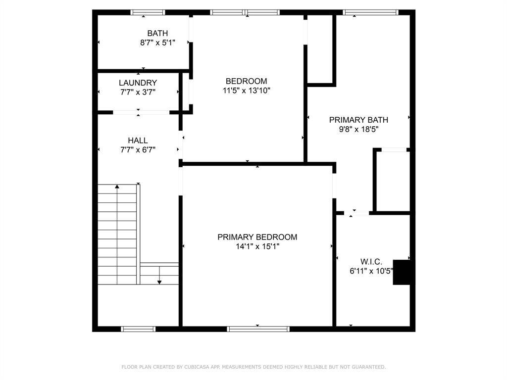 Third floor digital floor plan