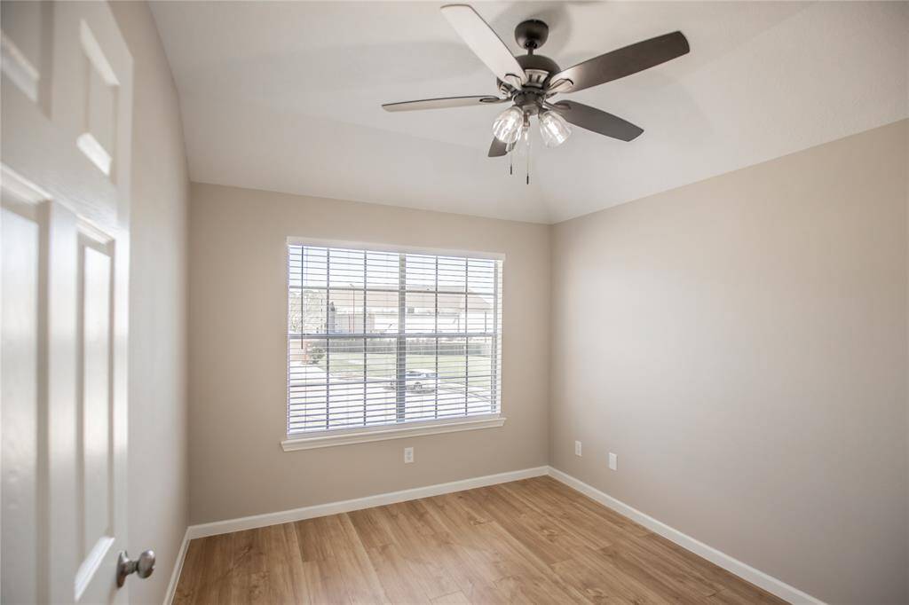 Bedroom 1- Large room and closet with french doors.