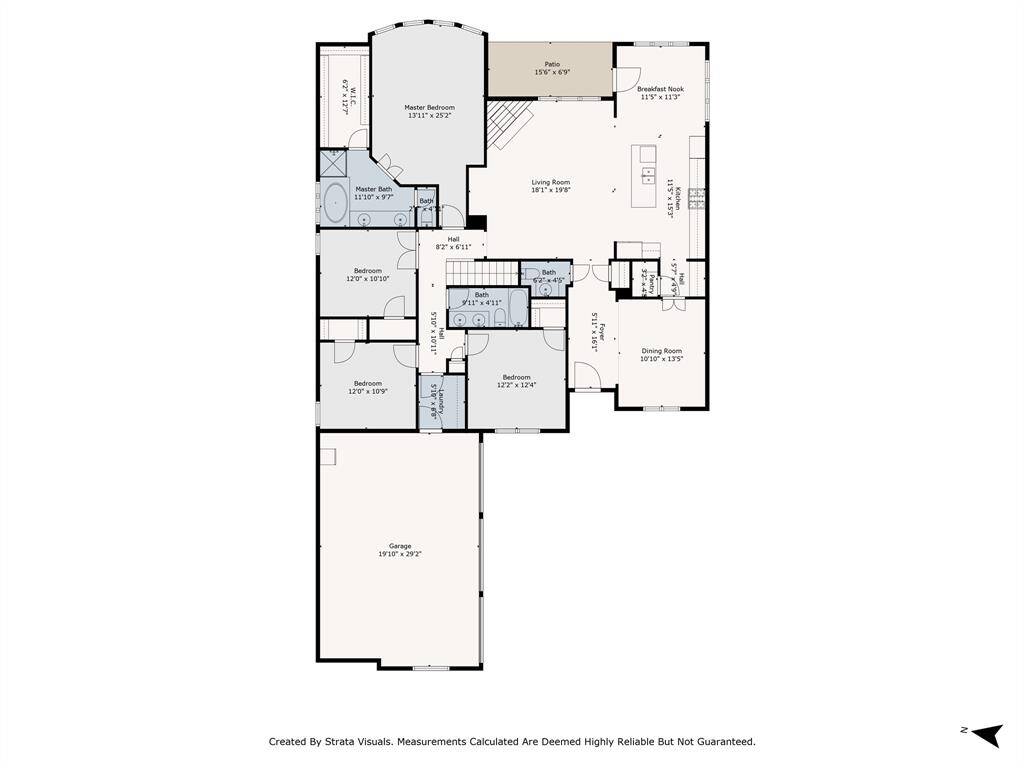 Explore the spacious and functional downstairs layout, featuring an inviting living room, modern kitchen, and convenient access to the garage and patio. Ideal for seamless living and entertaining.