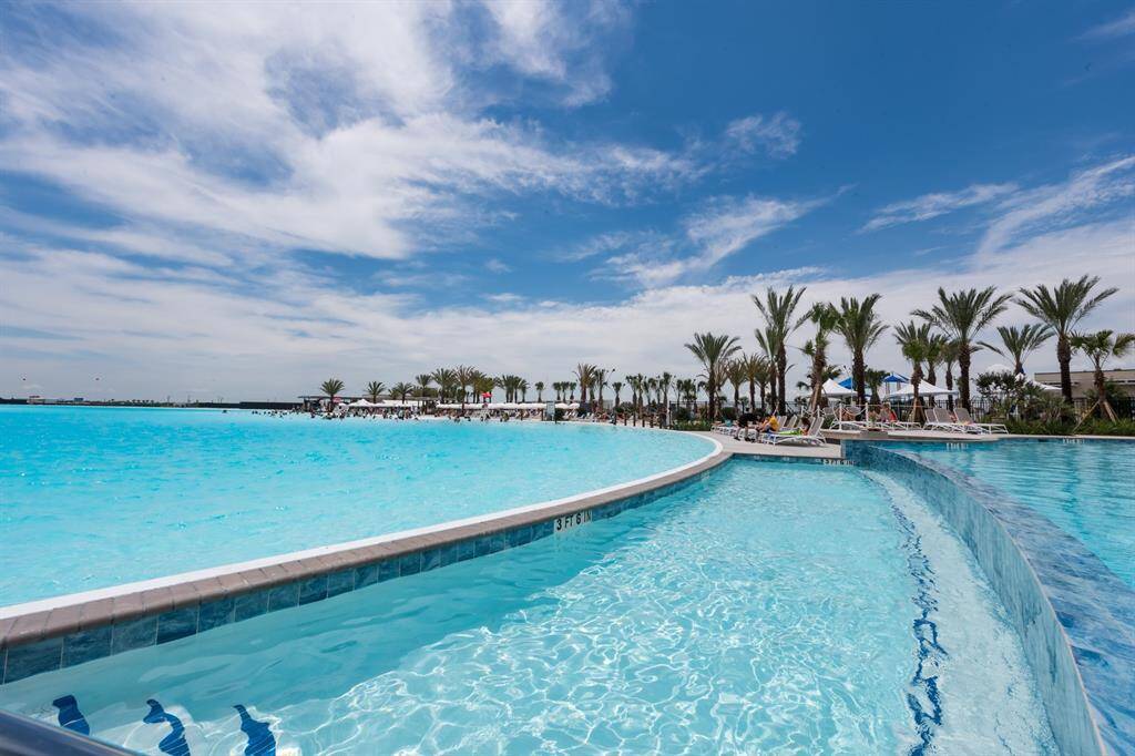 As a resident in Lago Mar, you gain automatic membership to the 12 acre crystal lagoon.