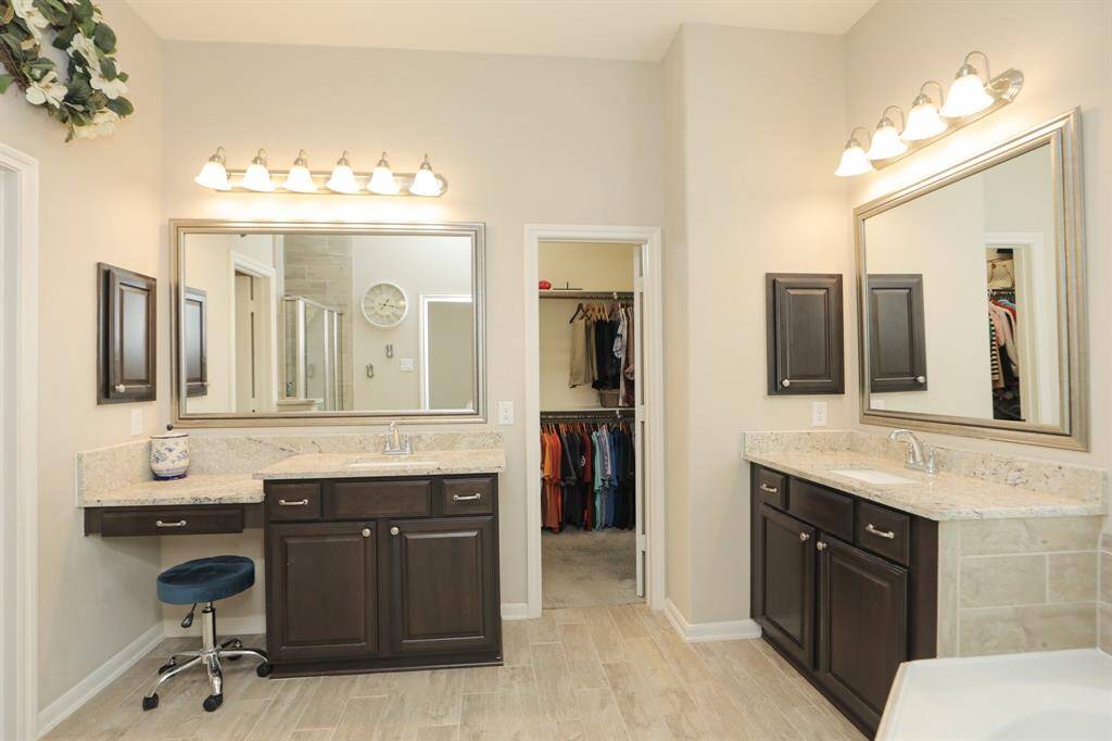 Large primary bathroom