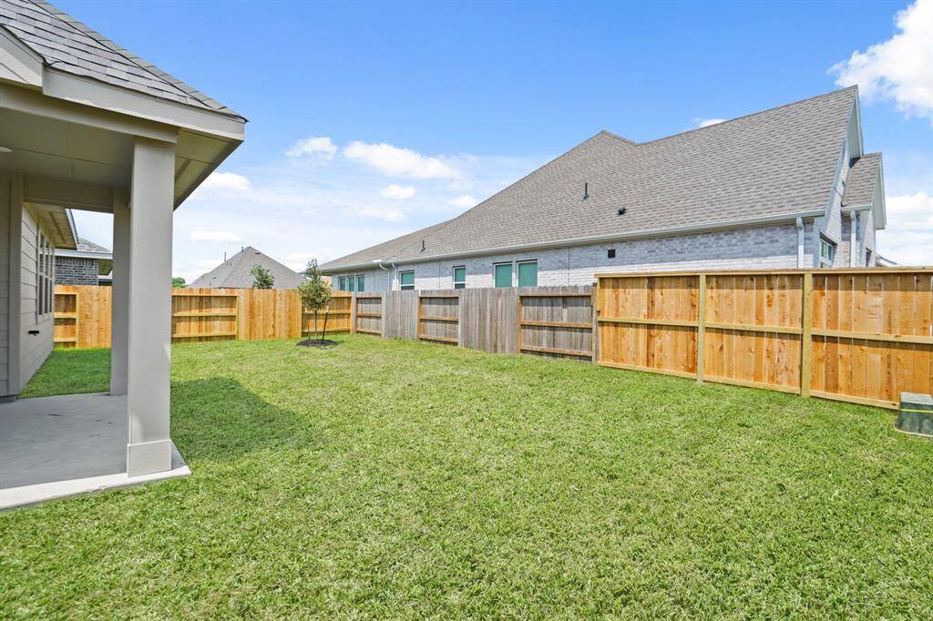 Generous backyard!