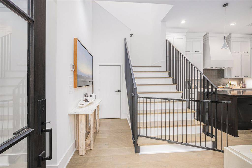 Charming front entry that sets the tone for the home