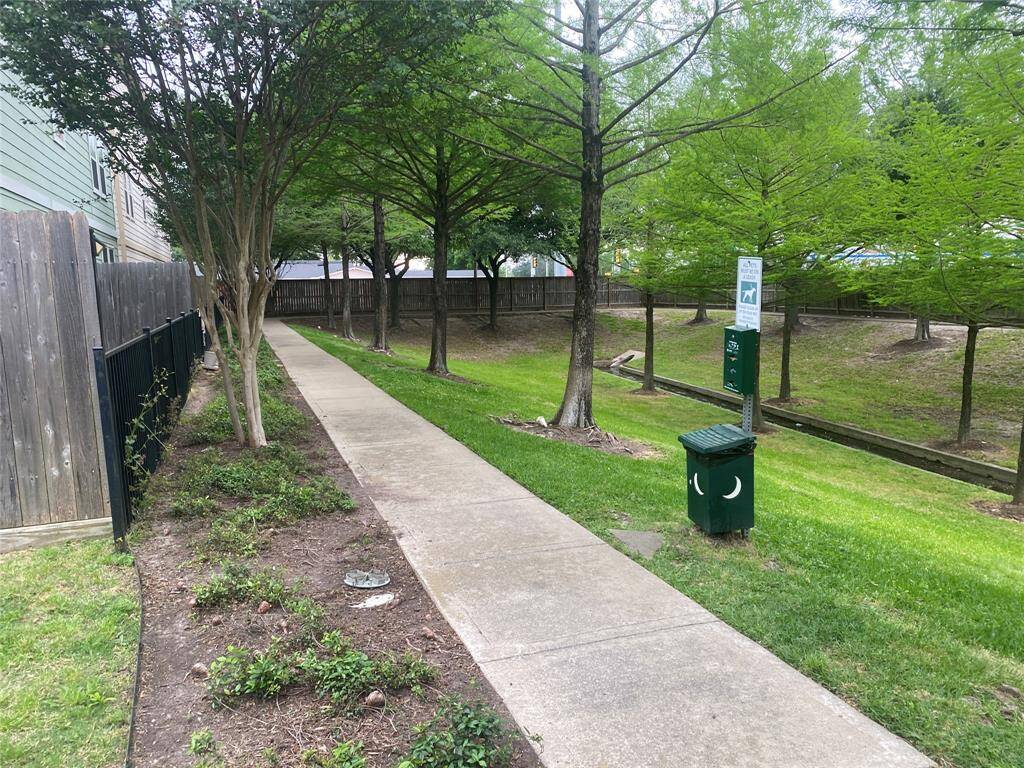 Private park in the community and accessible only by the community residents.