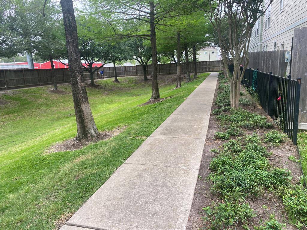 Another view of the private park.