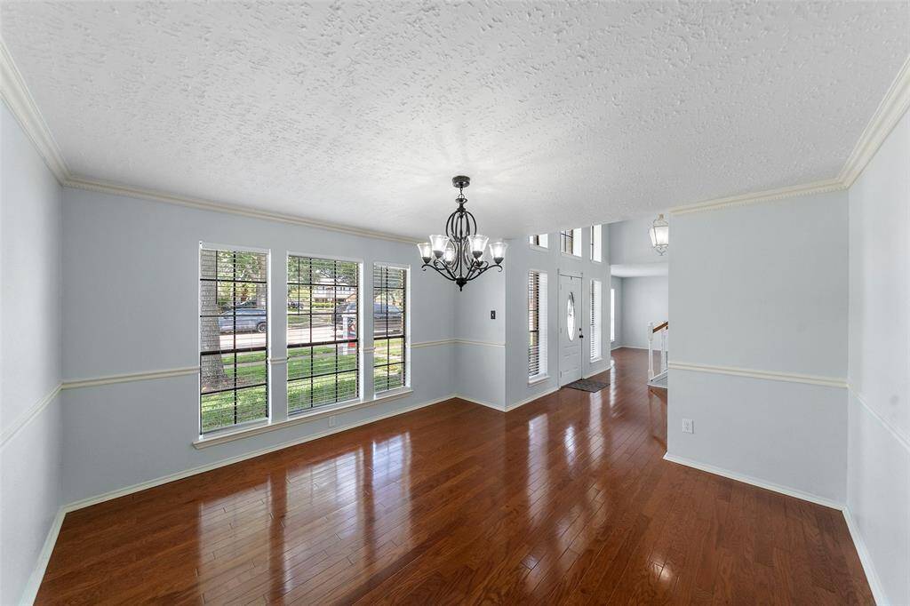 Beautiful Wood Floors flow throughout downstairs.