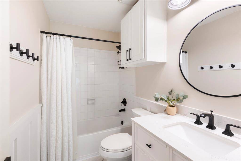 2nd bathroom upstairs is shared with bedrooms 2 and 3