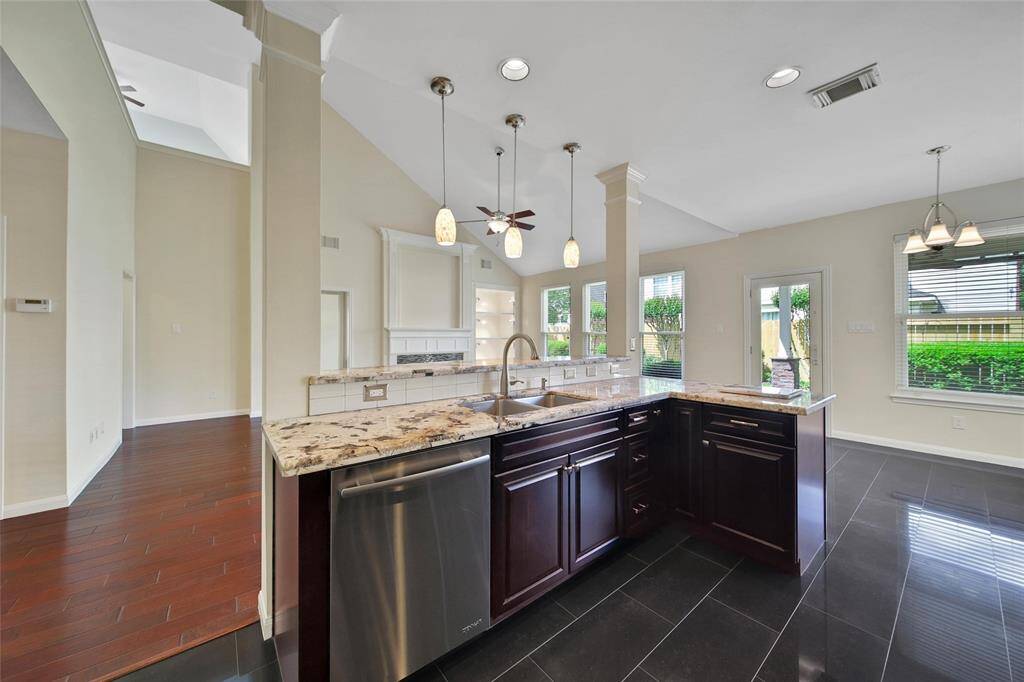 View of breakfast nook.