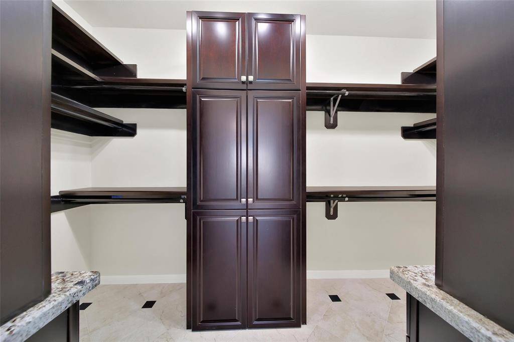 View of primary closet.
