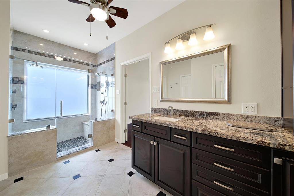View of primary bathroom.