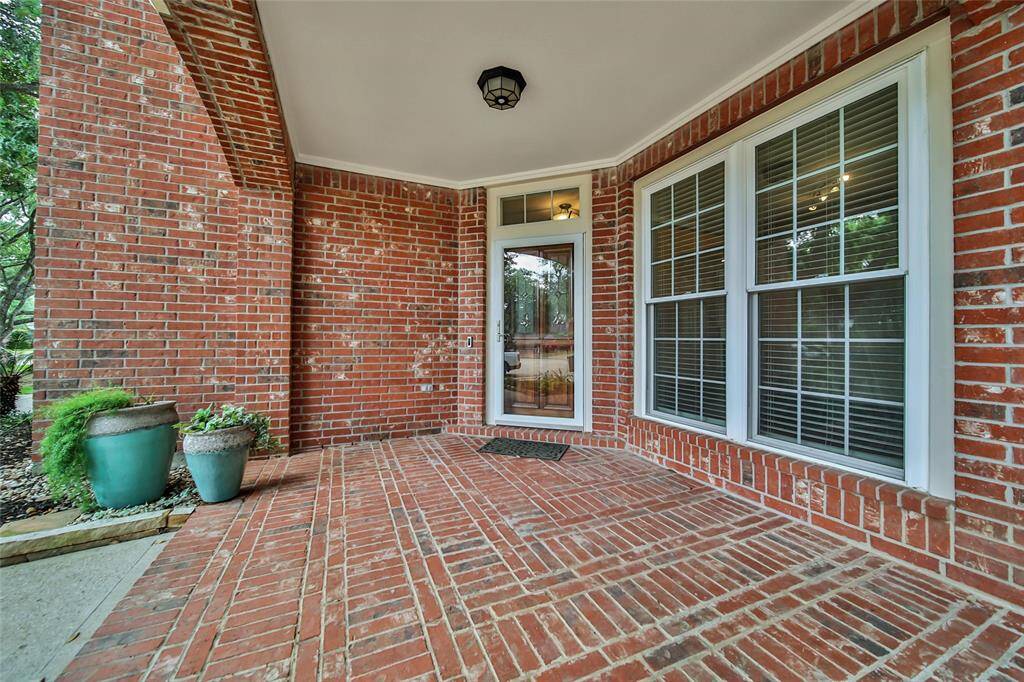 View of front porch.