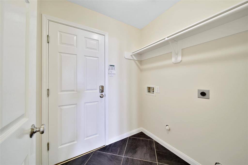 View of utility room.