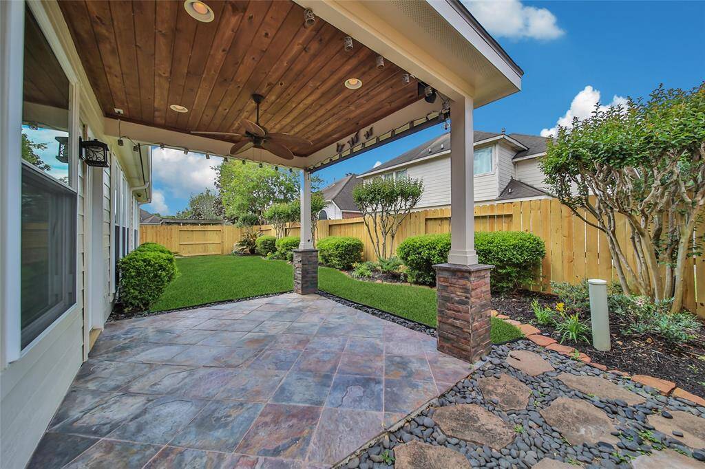 View of back porch.
