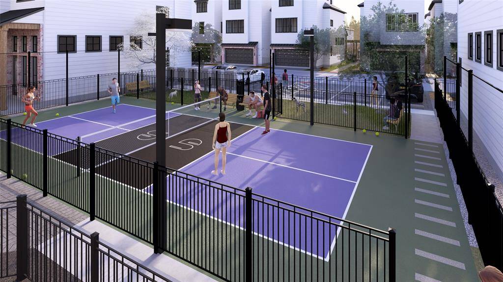 Community Pickle ball Court - Uptown District