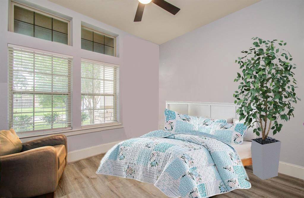 secondary bedroom - front - virtually staged