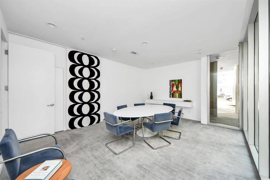 A modern, sleek conference room, perfect for productive meetings.
