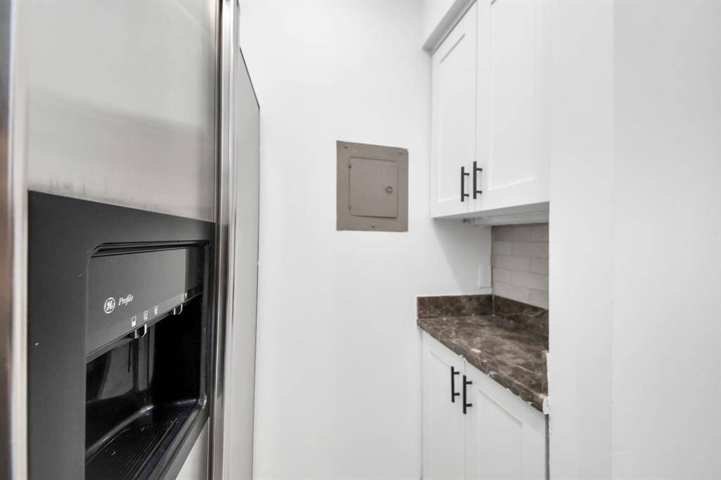 Extra storage and counter space.