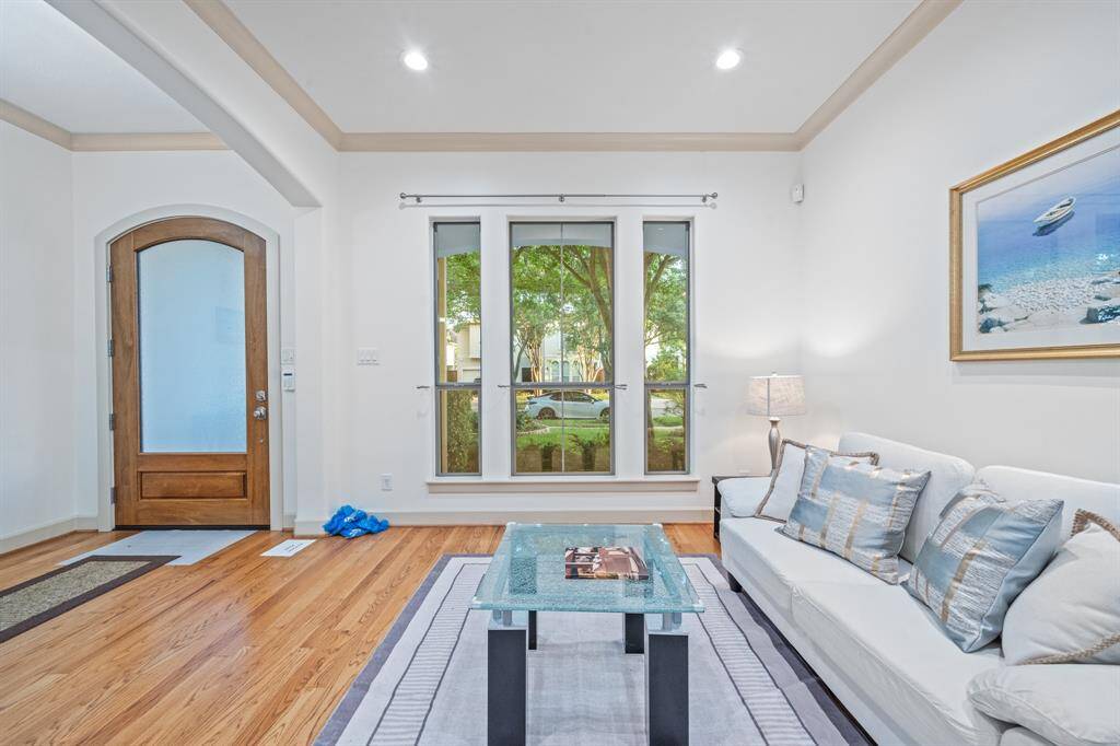 View of the Foyer and Living Room