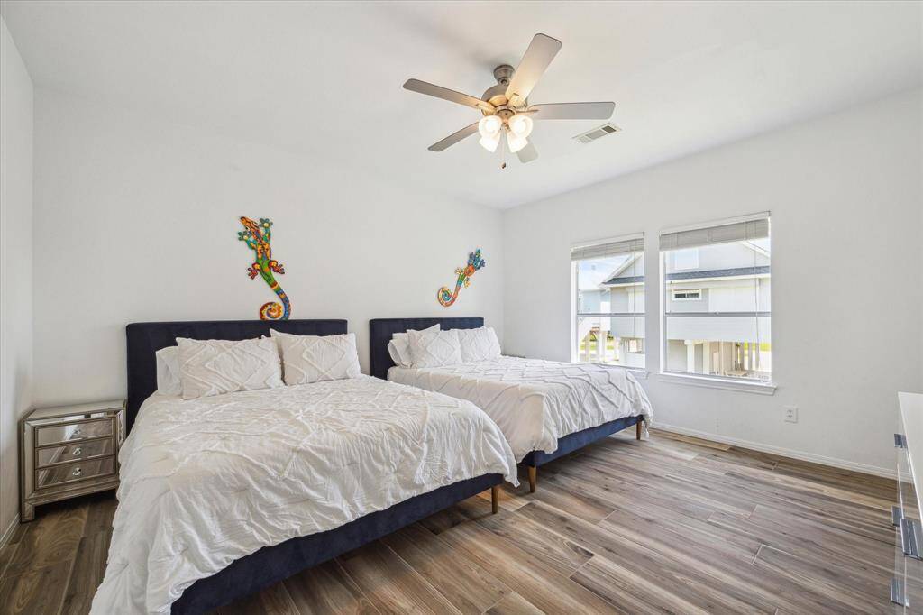 Spacious secondary bedroom located on the first floor.