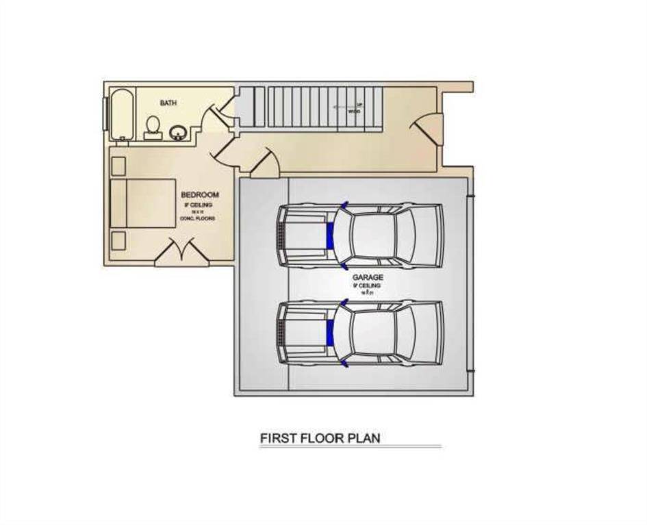 First Floor Layout - does not show addition of elevator