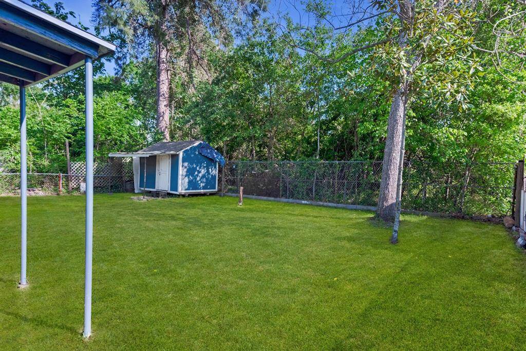 Enjoy the ample backyard