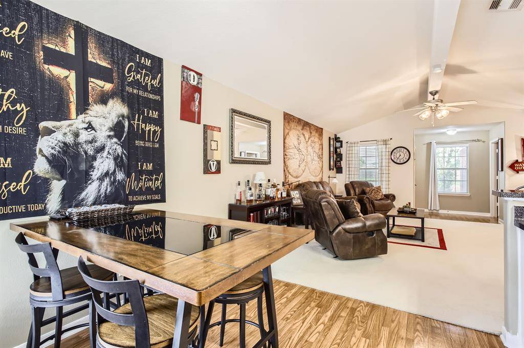 Dining room and Family Room