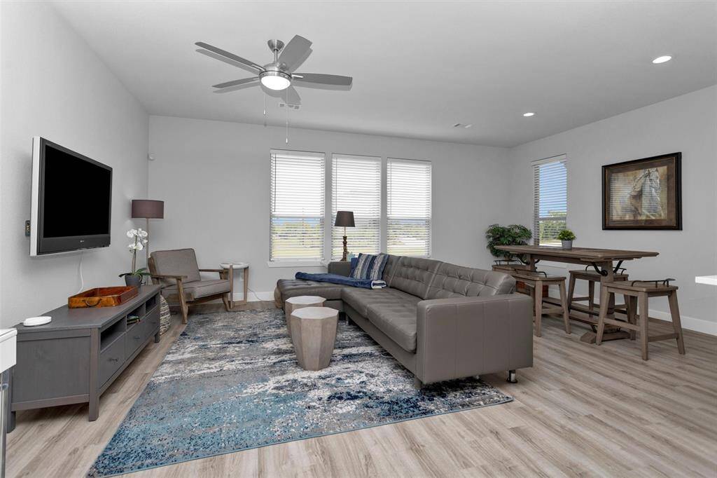 Open floor plan upstairs