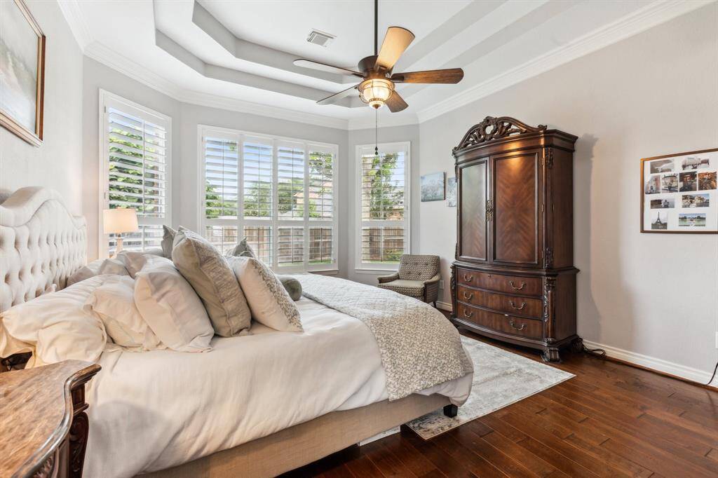 You won't want to miss this luxurious primary suite with stellar natural light.