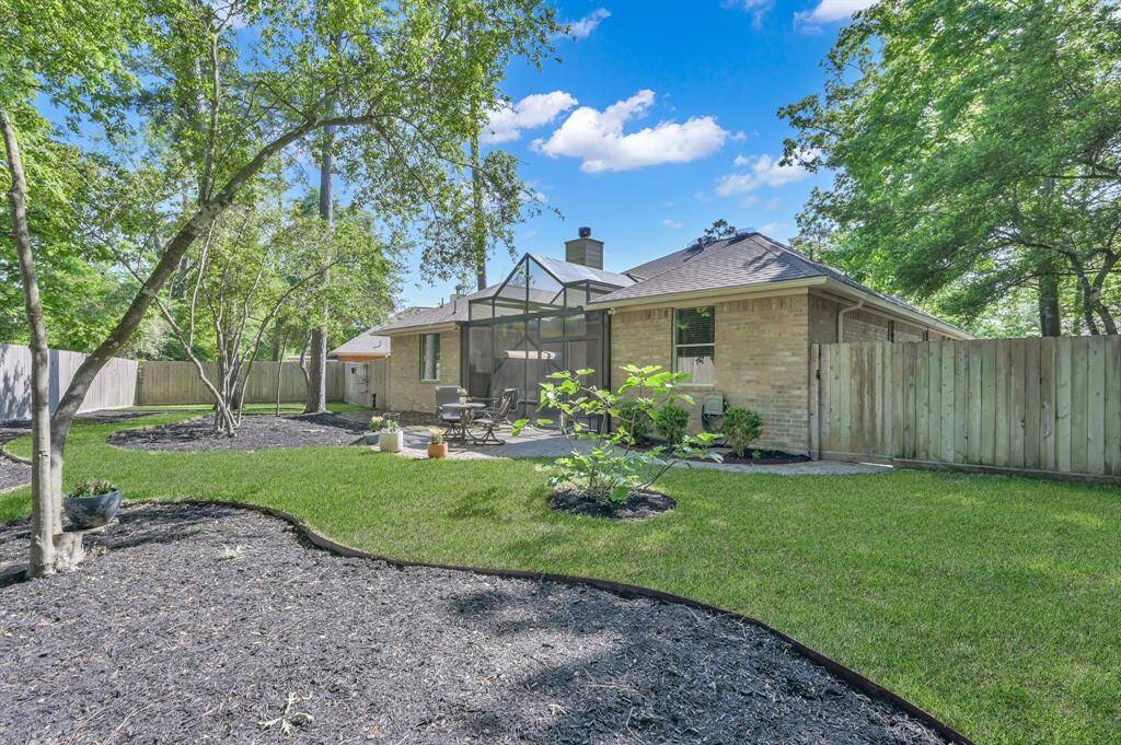 Hard to find 1/4 acre lot with mature trees and lush landscaping.