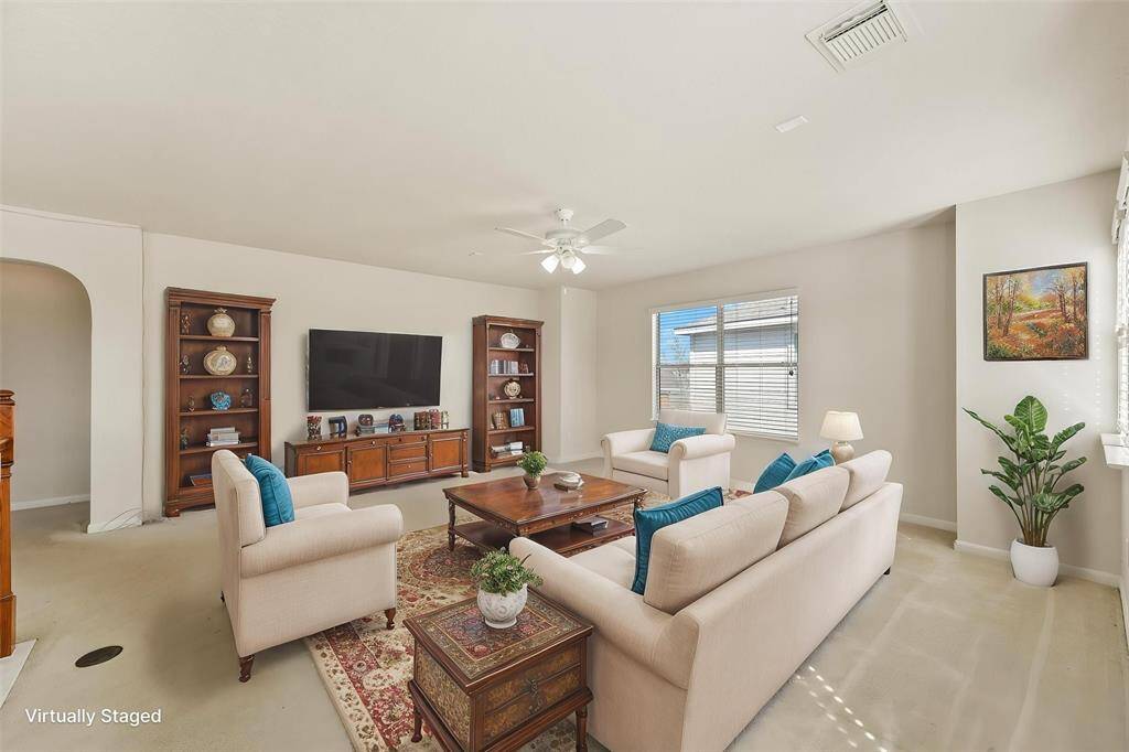 Enormous game room suitable for entertainment and hosting (Virtually Staged)
