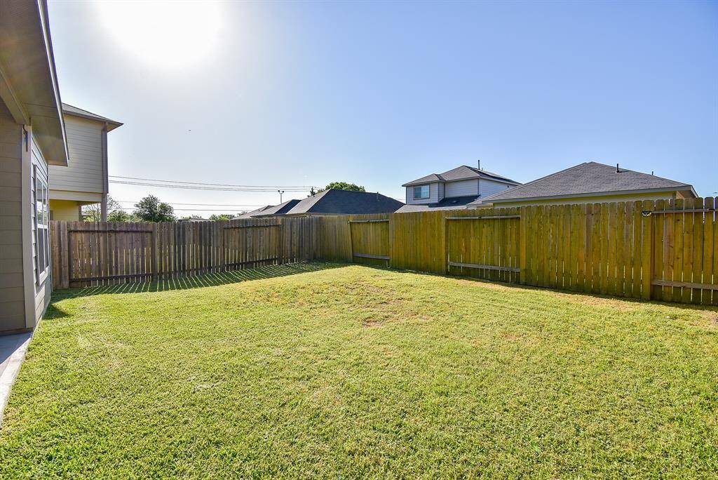 Generous sized back yard