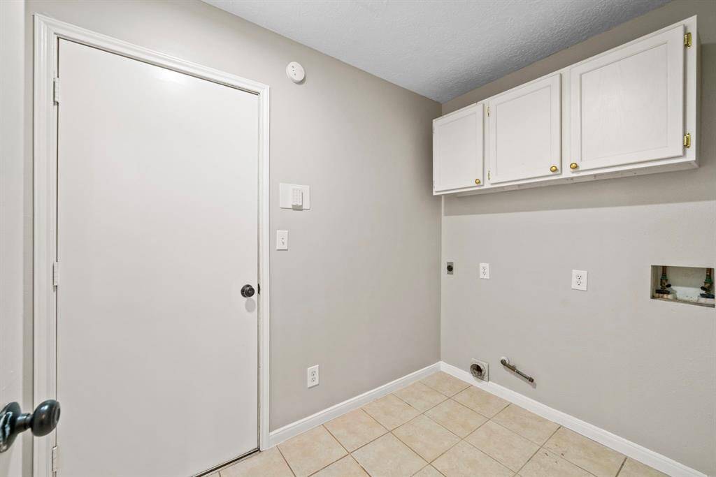 utility room off o fthe gargae leading into the home