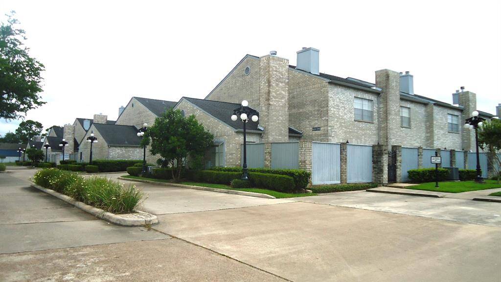 Driveway into the community