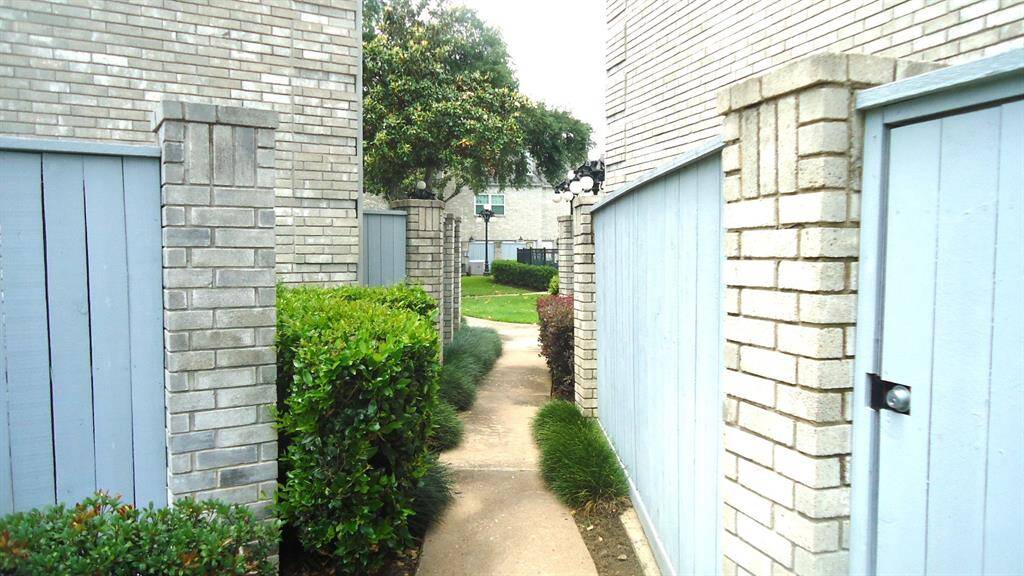 Walkway to the Condo