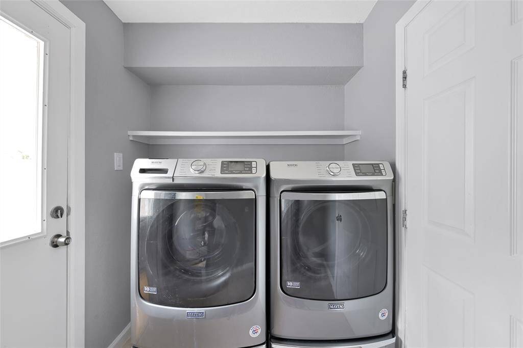 laundry area