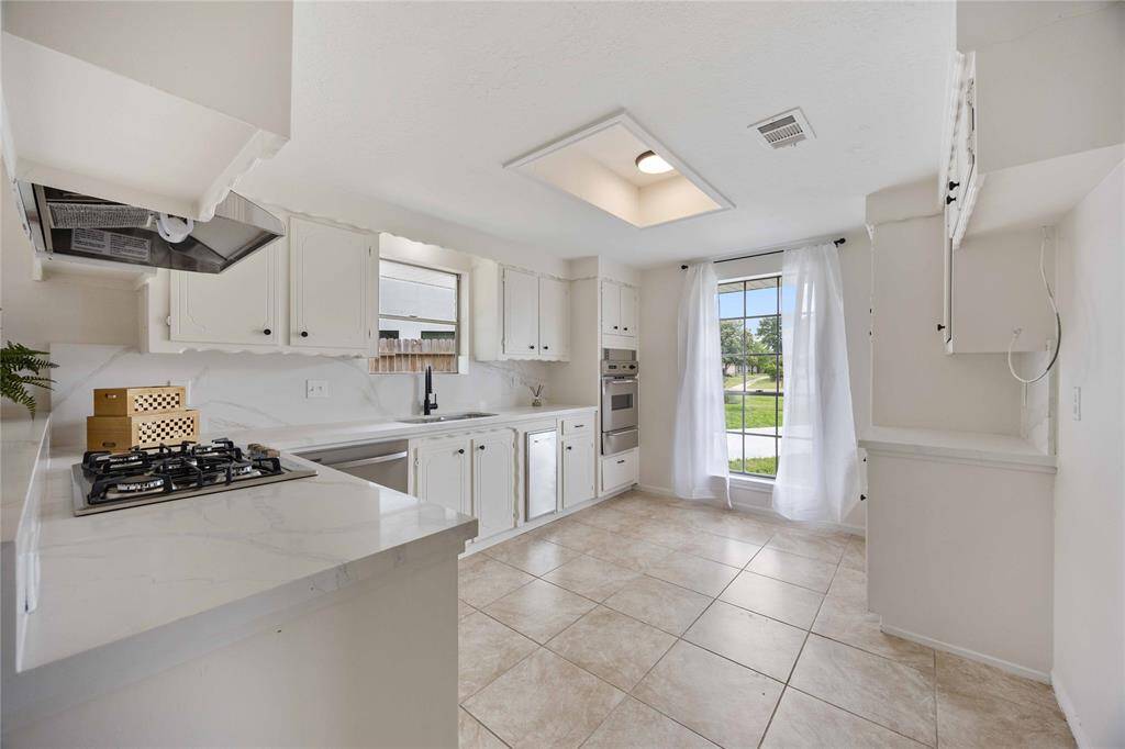 Kitchen with updated appliances
