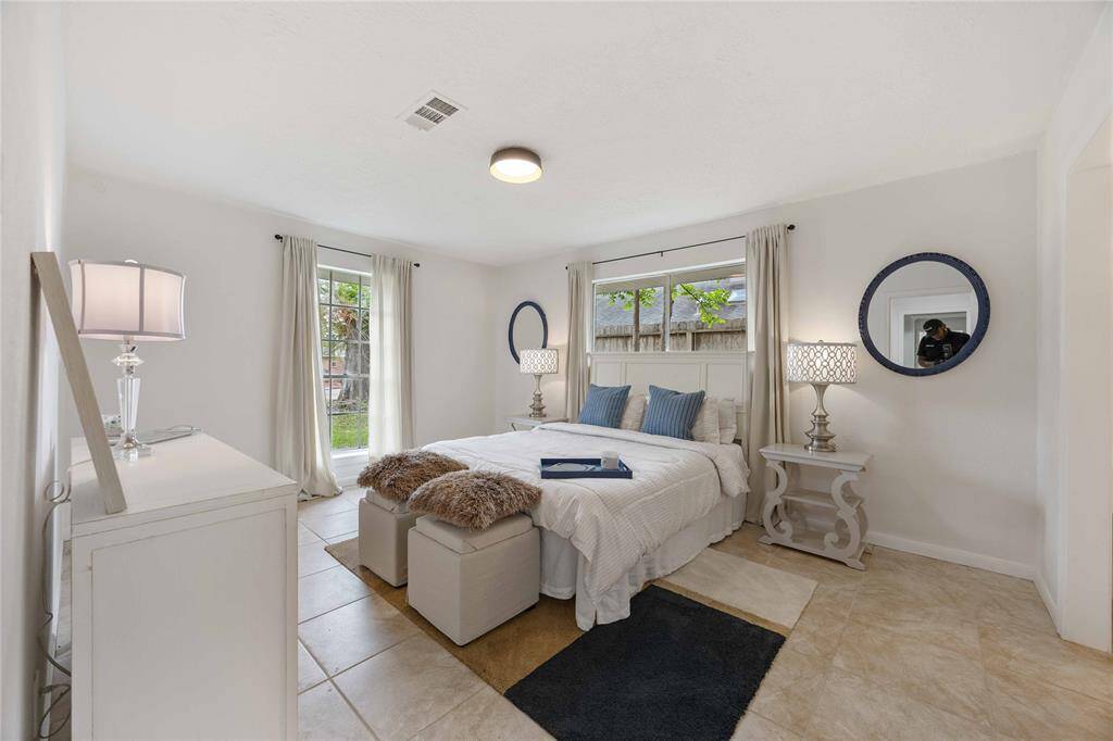 Spacious Primary Bedroom located on the first floor.