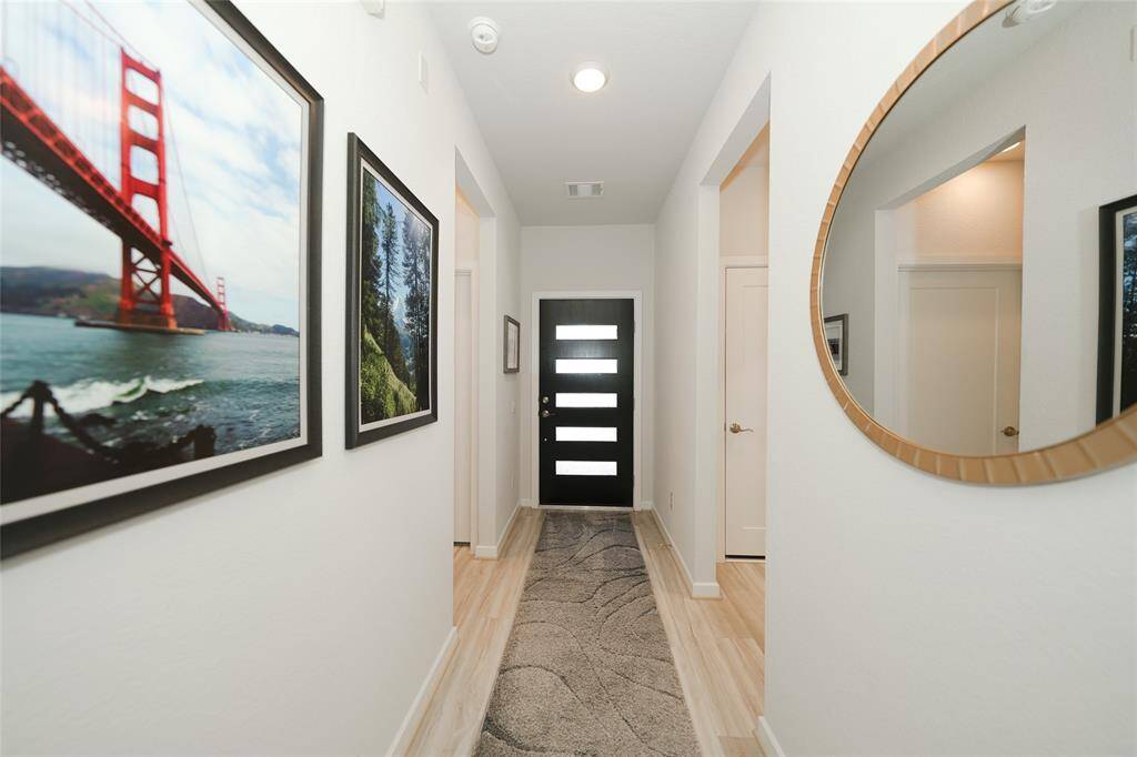Inside front door