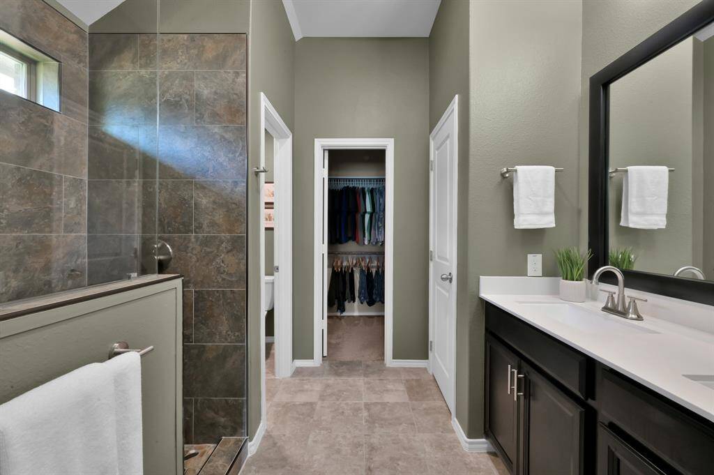 Recently remodeled primary bathroom!  *see attached highlight sheet for additional details*