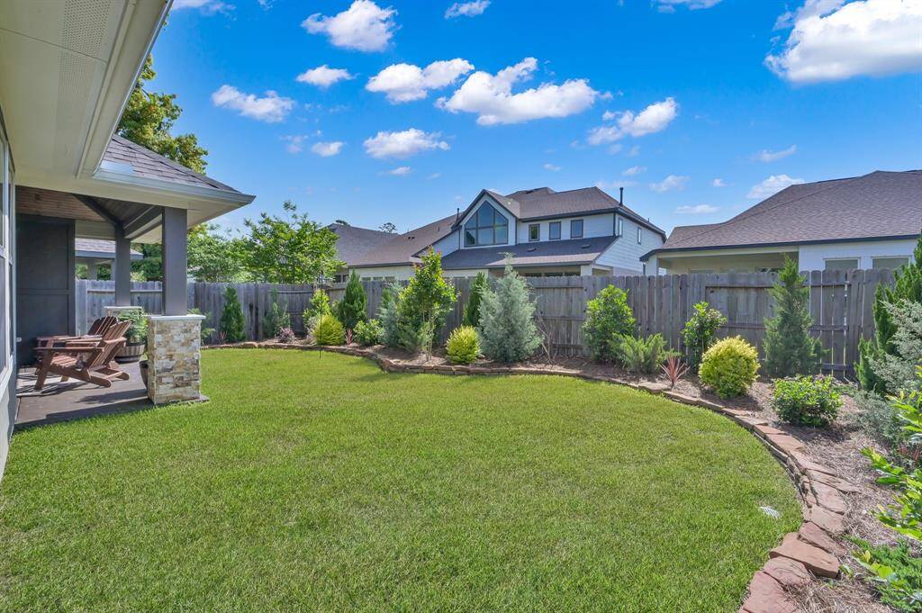 This property offers extensive upgraded landscaping and hardscape.