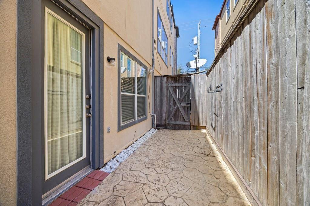 Low maintenance backyard