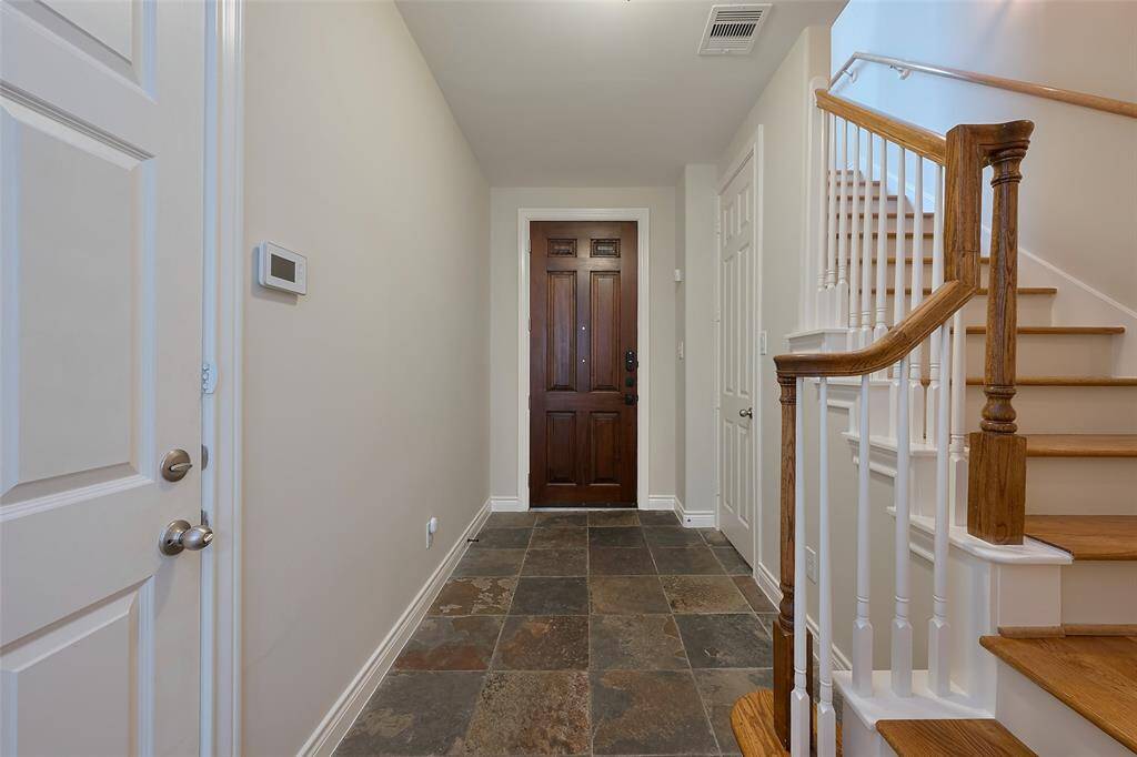 Fresh paint entryway