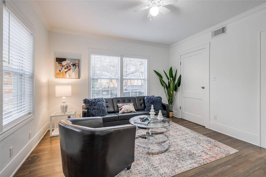 Living Room MODEL PHOTOS OF SAME FLOOR PLAN (DOWNSTAIRS) UNIT