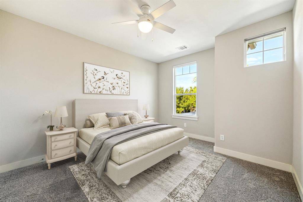2nd floor: Secondary bedroom.*Virtually staged