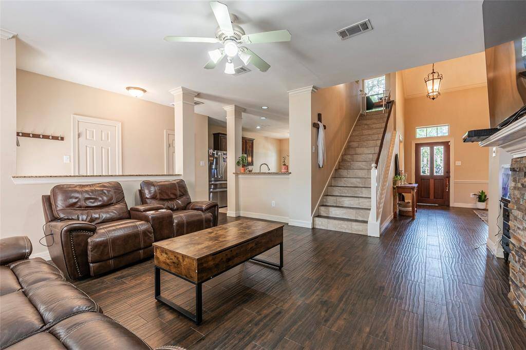 LIVING ROOM TO FRONT DOOR VIEW